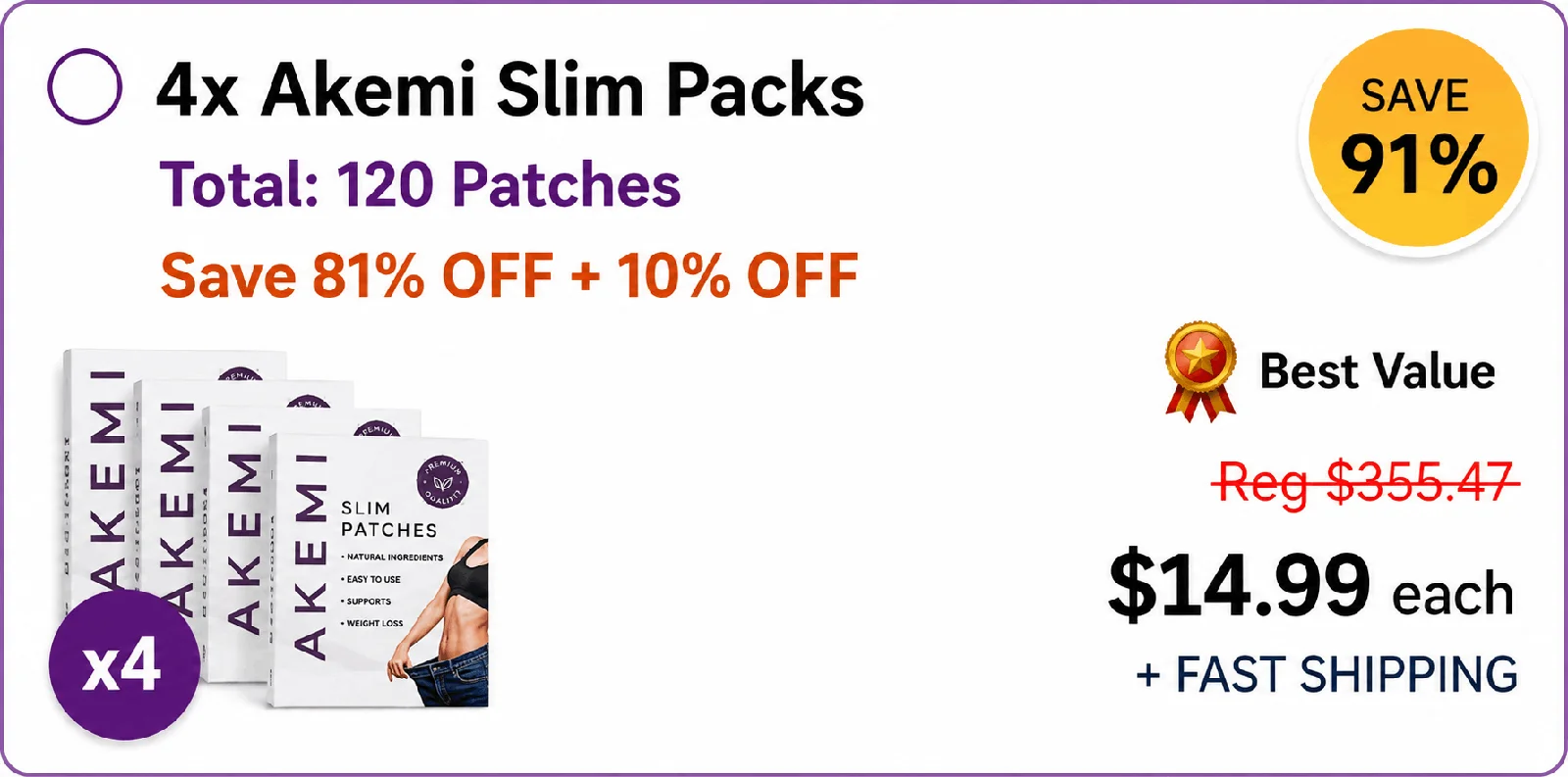 akemi slim patch unit 4